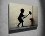 Wallity Lienzo Decorativo Banksy WY34 (50 x 70 cm)